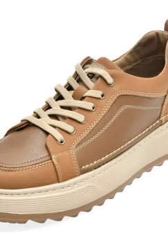 Pantofi sport BITE THE BULLET maro, 71612, din piele naturala imagine