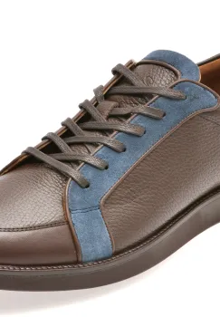 Pantofi sport BITE THE BULLET maro, 9171, din piele naturala imagine