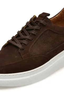 Pantofi sport BITE THE BULLET maro, BS4253, din nabuc imagine