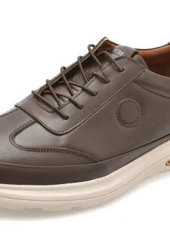 Pantofi sport BITE THE BULLET maro, FV310, din piele naturala imagine