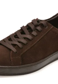Pantofi sport BITE THE BULLET maro, HRZ019, din piele intoarsa imagine