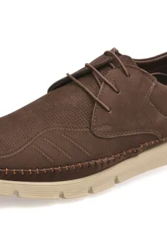 Pantofi sport BITE THE BULLET maro, OY2090, din nabuc imagine