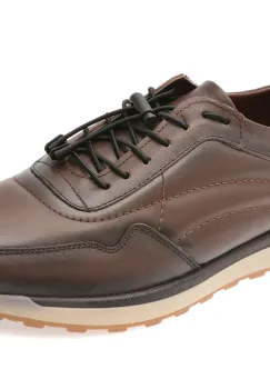 Pantofi sport BITE THE BULLET maro, OY5080, din piele naturala imagine