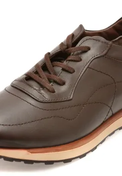Pantofi sport BITE THE BULLET maro, RZ2025, din piele naturala imagine
