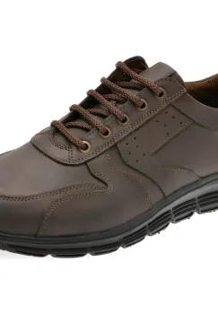 Pantofi sport BITE THE BULLET maro, TUR46, din piele naturala imagine