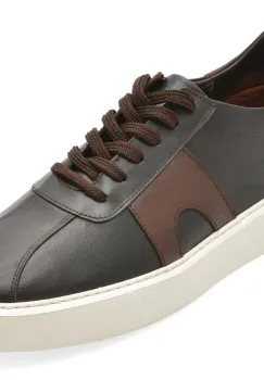 Pantofi sport BITE THE BULLET maro, WB003, din piele naturala imagine