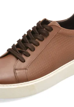 Pantofi sport BITE THE BULLET maro, WB006, din piele naturala imagine