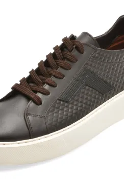 Pantofi sport BITE THE BULLET maro, WB006, din piele naturala imagine