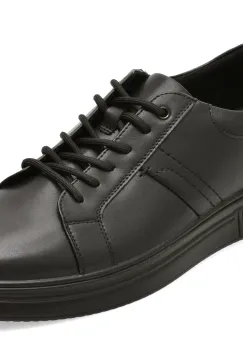 Pantofi sport BITE THE BULLET negri, 71867, din piele naturala imagine