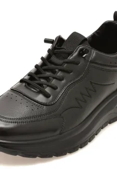 Pantofi sport BITE THE BULLET negri, 86706, din piele naturala imagine