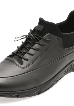 Pantofi sport BITE THE BULLET negri, CASP24, din piele naturala imagine