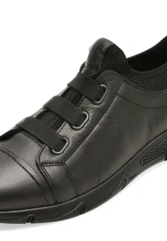 Pantofi sport BITE THE BULLET negri, CASP8, din piele naturala imagine