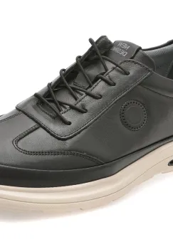 Pantofi sport BITE THE BULLET negri, FV310, din piele naturala imagine