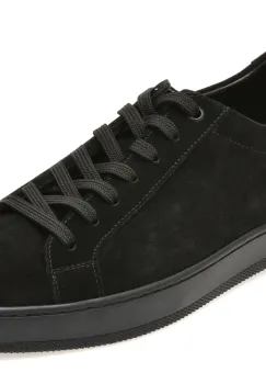 Pantofi sport BITE THE BULLET negri, HRZ019, din piele intoarsa imagine