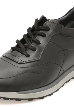 Pantofi sport BITE THE BULLET negri, RZ2027, din piele naturala imagine