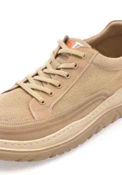 Pantofi sport BITE THE BULLET nude, 9056, din material textil imagine