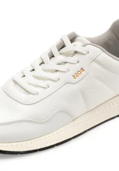Pantofi sport BOSS albi, 6481, din material textil imagine