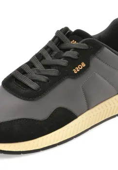 Pantofi sport BOSS gri, 6469, din material textil imagine