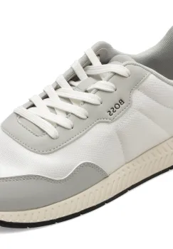 Pantofi sport BOSS gri, 6481, din material textil imagine