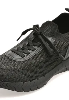 Pantofi sport BOSS negri, 2620, din material textil imagine