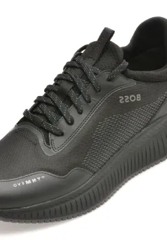 Pantofi sport BOSS negri, 8700, din material textil imagine