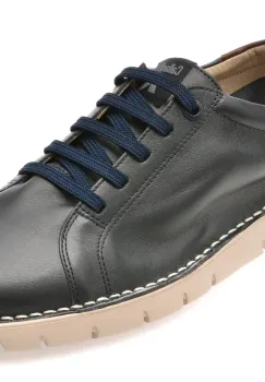 Pantofi sport CALLAGHAN albastri, 57701, din piele naturala imagine