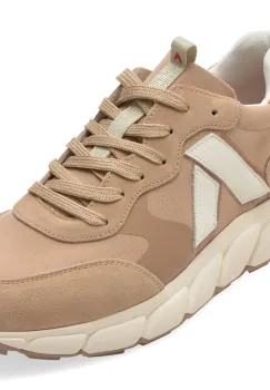 Pantofi sport CALLAGHAN gri, 63803, din material textil si piele naturala imagine