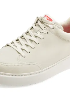 Pantofi sport CAMPER albi, RUNNER, din piele naturala imagine