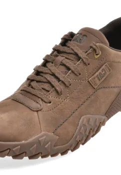 Pantofi sport CATERPILLAR gri, GRIDLOCK LO, din piele naturala imagine