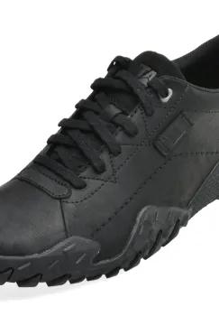 Pantofi sport CATERPILLAR negri, GRIDLOCK LO, din piele naturala imagine