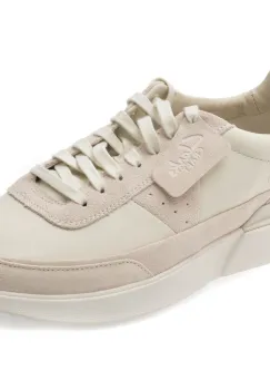 Pantofi sport CLARKS albi, CRAFT PACE, din piele naturala imagine