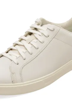 Pantofi sport CLARKS albi, ROMSLAC, din piele naturala imagine