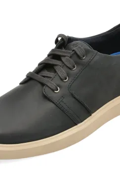 Pantofi sport CLARKS bleumarin, BRODSEA, din piele naturala imagine