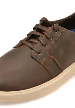 Pantofi sport CLARKS maro, BRODIN SEAM, din piele naturala imagine