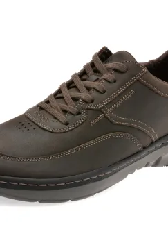 Pantofi sport CLARKS maro, CLAPRLA, din piele naturala imagine