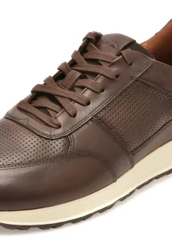 Pantofi sport CLARKS maro, RADWELL TIE, din piele naturala imagine