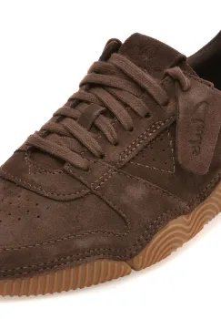 Pantofi sport CLARKS maro, SHARPHAM LACE, din piele intoarsa imagine