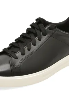 Pantofi sport CLARKS negri, ROMSLAC, din piele naturala imagine