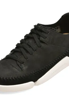 Pantofi sport CLARKS negri, TRIGENIC 2 FLEX, din nabuc imagine