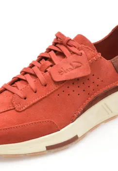 Pantofi sport CLARKS rosii, CRAFT SPEED, din piele intoarsa imagine