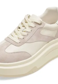 Pantofi sport EPICA albi, 258812, din piele naturala imagine
