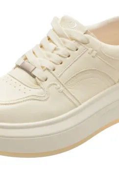 Pantofi sport EPICA albi, 2609, din piele naturala imagine