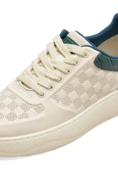 Pantofi sport EPICA albi, 5260, din piele naturala imagine
