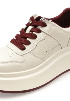 Pantofi sport EPICA albi, 556, din piele naturala imagine