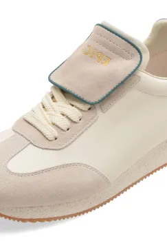 Pantofi sport EPICA albi, 59635, din piele naturala imagine