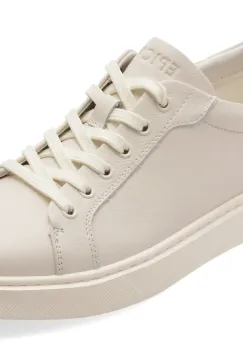 Pantofi sport EPICA albi, 59960, din piele naturala imagine