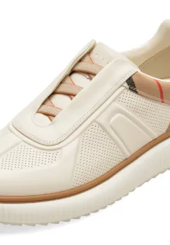 Pantofi sport EPICA albi, 6068, din piele naturala imagine