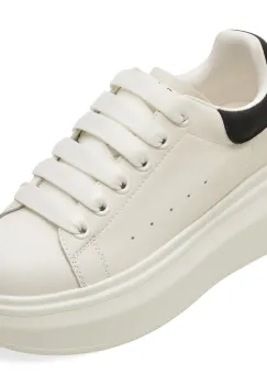 Pantofi sport EPICA albi, 70622, din piele naturala imagine
