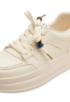 Pantofi sport EPICA albi, C1165, din piele naturala imagine