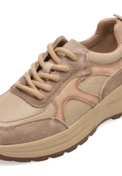 Pantofi sport EPICA bej, 9008, din piele naturala imagine
